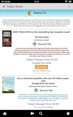 BookGorilla: Free eBooks, Bestsellers, and Bargain eBooks for Kindle Readers