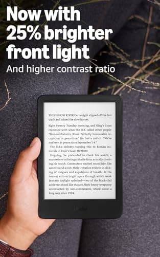 Like-New Amazon Kindle 16 GB (newest model) - Lightest and most compact Kindle, now with faster page turns, and higher contrast ratio, for an enhanced reading experience - Matcha