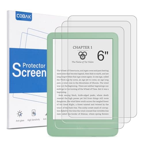CoBak 3 Pack Screen Protector Kindle 2024 Test Complet