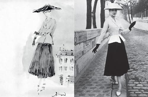 Vogue on Christian Dior: How Dior's "New Look" dresses and silhouettes rewired postwar fashion in just ten years