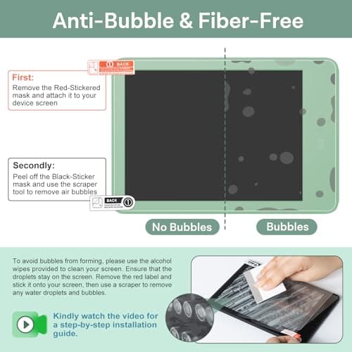 CoBak 3 Pack Anti-Glare Matte Screen Protector for 6" Kindle 2024 and 2022 (11 Generation) Kobo Nia, and PocketBook - High Clarity, Fingerprint Resistance, Anti-Bubble PET Film
