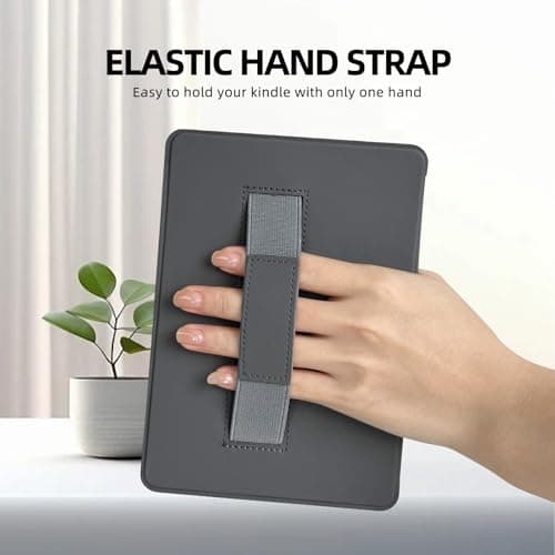 MOROCK Case for All-New 7" Kindle Paperwhite and Colorsoft Paperwhite Signature Edition(12th Generation-2024 Released),Premium PU Leather Cover with Hand Strap, Auto Wake/Sleep, Khaki Leopard Print