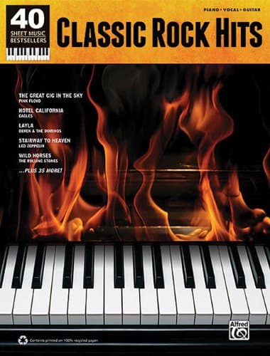 Classic Rock Hits Notenbuch Test – 40 Rock-Klassiker für Klavier, Gitarre & Gesang